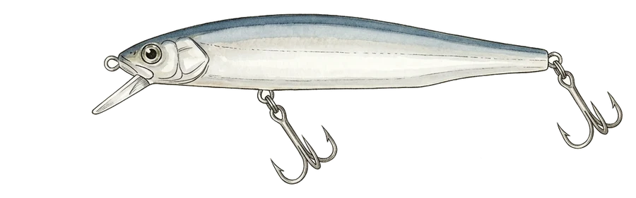 Illustrazione di minnow